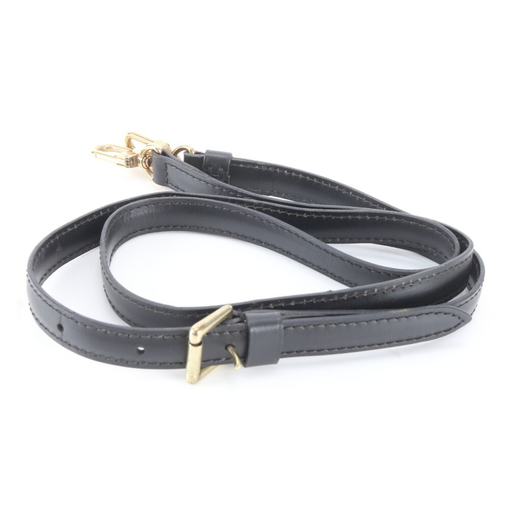 Excellent condition Louis Vuitton leather shoulder strap for handbag, black, ... - Picture 2 of 7
